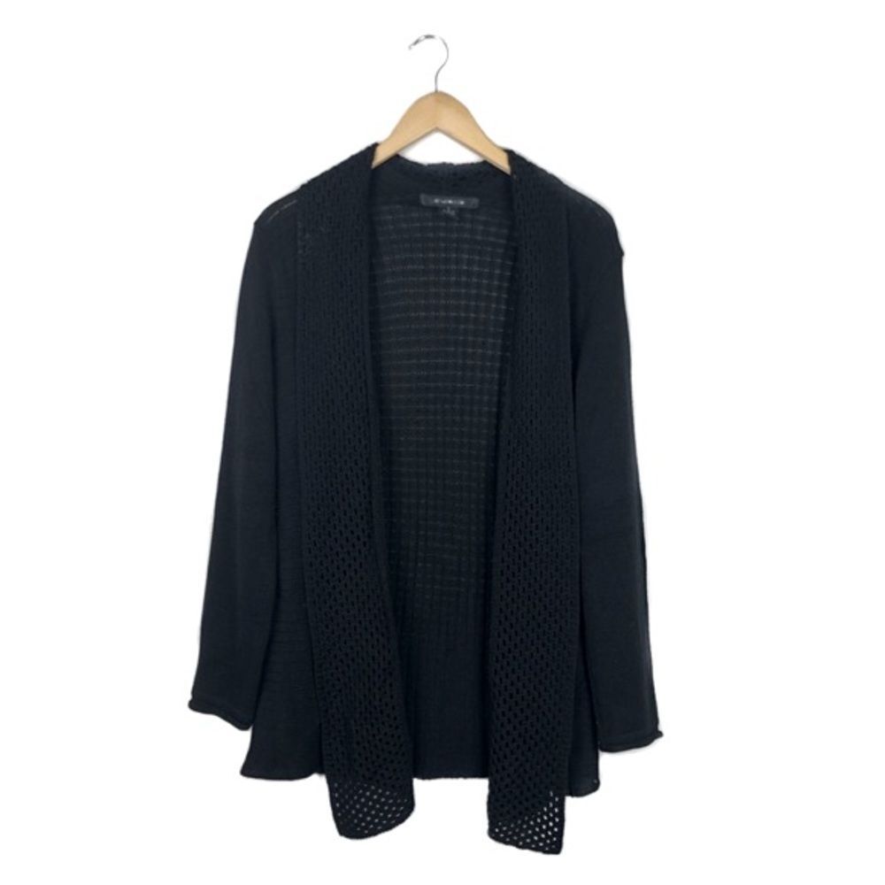 89th & Madison Black Knit Cardigan Size S